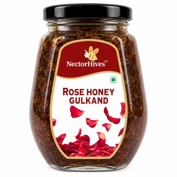 Nectorhives_Rose_Honey_Gulkand_Natural_Rose_Petal_Honey