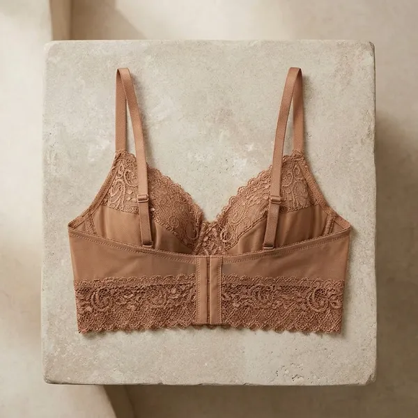Beige_Cotton-Net_Lace_Bralette_For_Women