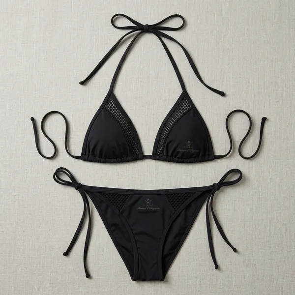 Black_Cotton-Net_Halter_Neck_Triangle_Bikini_Set_For_Women