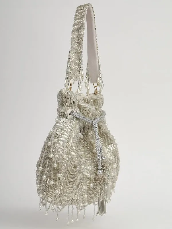 Silver_Silk_Crystal_Pearl_Embroidered_Potli_Bag_For_Women