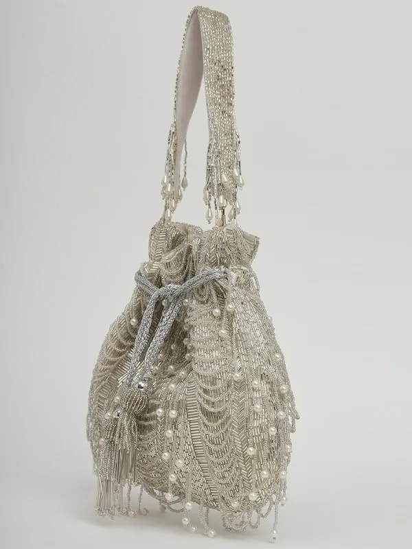 Silver_Silk_Crystal_Pearl_Embroidered_Potli_Bag_For_Women