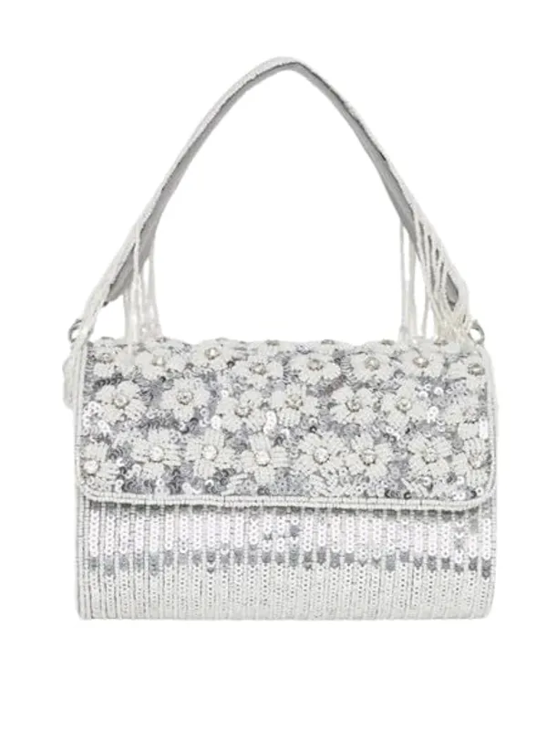 Silver_Silk_Pearl_Embroidered_Handbag_For_Women