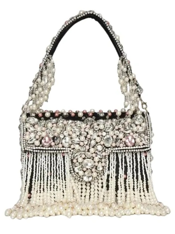 Black_Silk_Crystal_Pearl_Embellished_Potli_Bag_For_Women