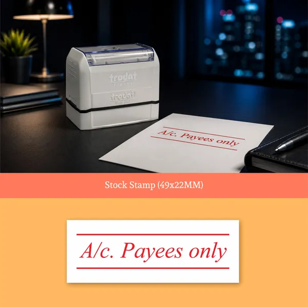 A/c._Payee's_Only_-Pre_ink_Stock_Stamp__49x22MM