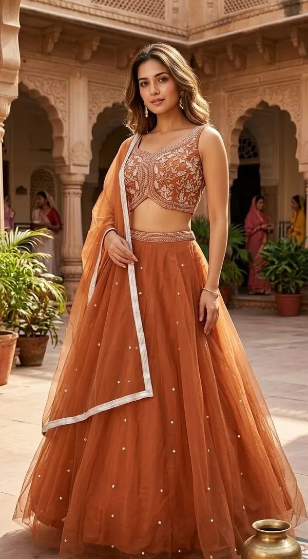 Copper_Bloom_Heavy_Embroidered_Lehenga_with_Handwork