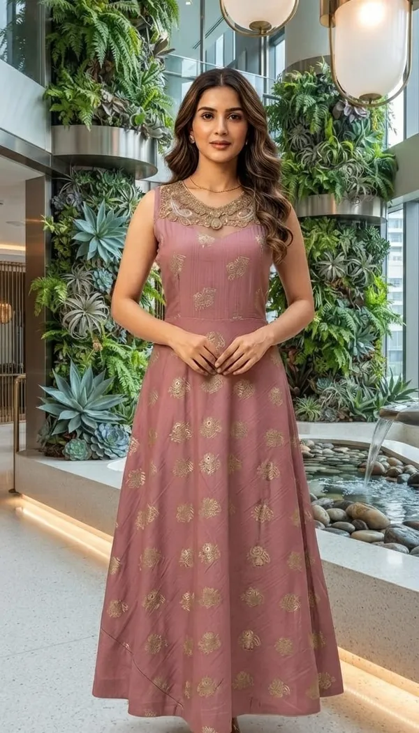 Dusty_Rose_Brocade_Motif_Gown