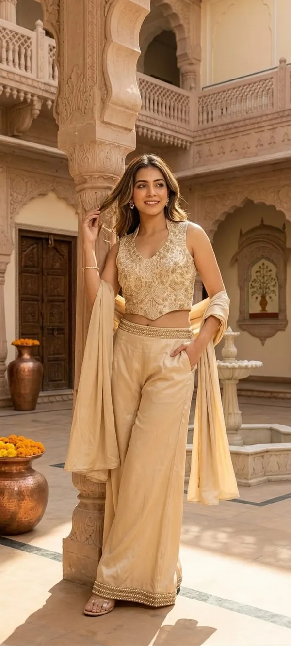 Flared_Palazzo_Set_with_Attached_Choker_Scarf_Indo-western
