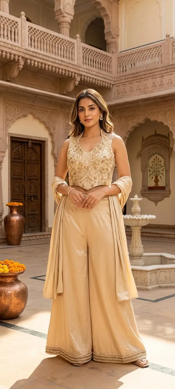 Flared_Palazzo_Set_with_Attached_Choker_Scarf_Indo-western