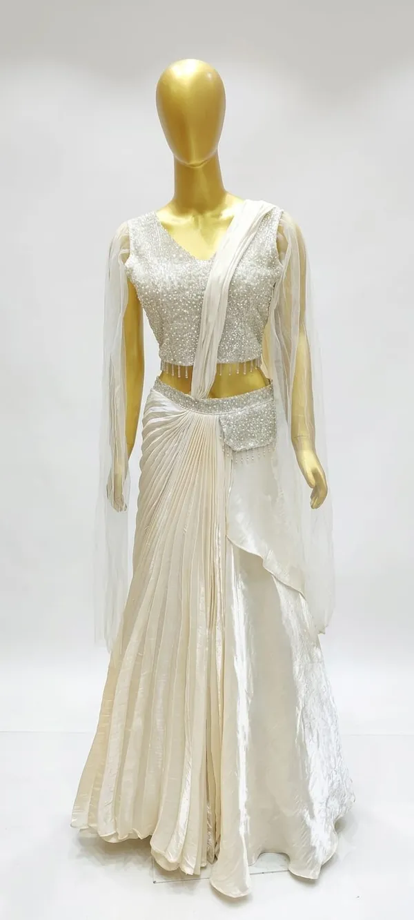 Ivory_Pearl_Draped_Handwork_Saree_Indo-western