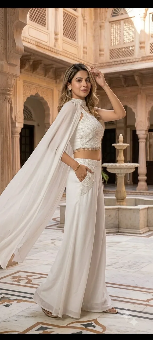 Pearl_White_Embellished_Crop_Top_&_Flared_Palazzo_Indo-western