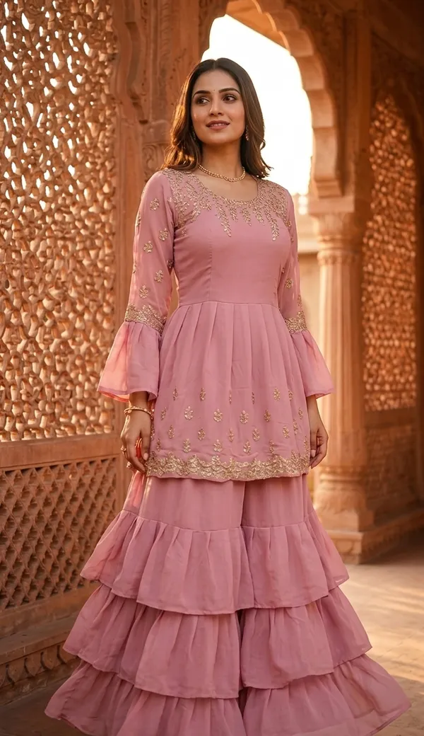 Petal_Pink_Indo-western