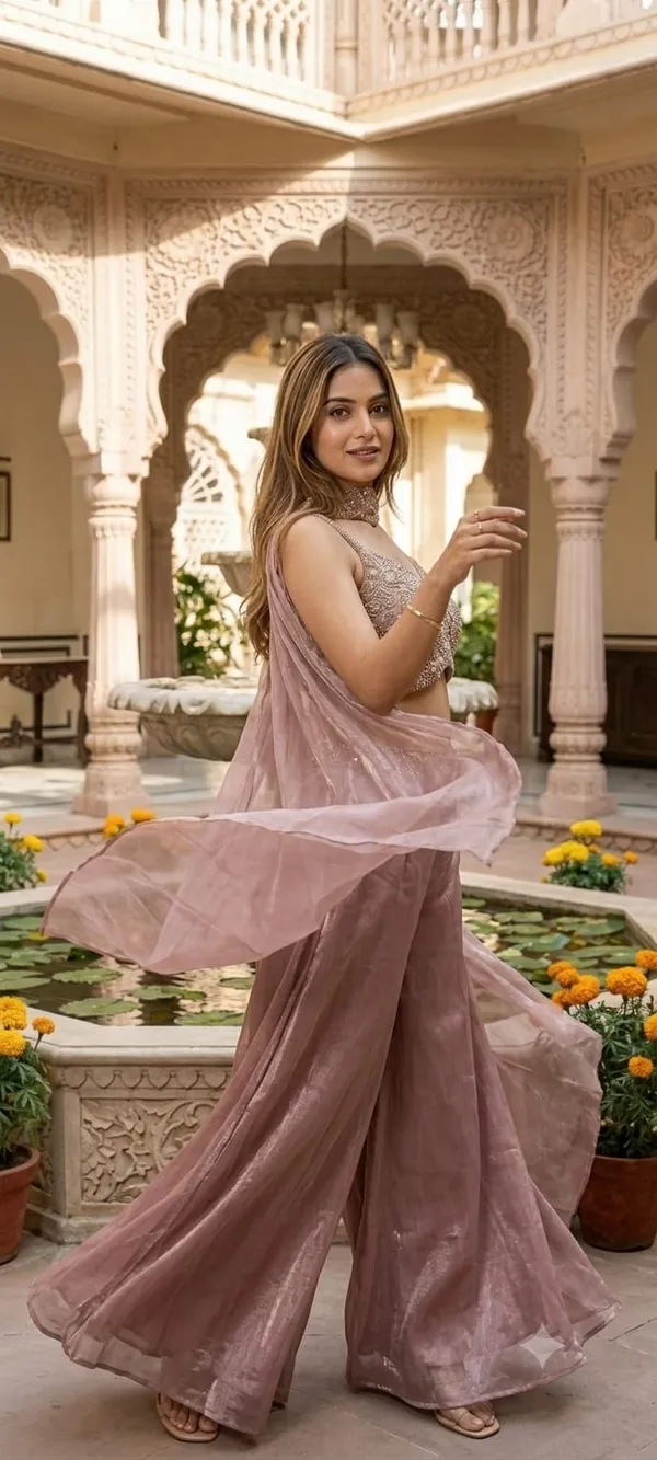 Rosewood_Embroidered_Cape_&_Palazzo_Set_Indo-western