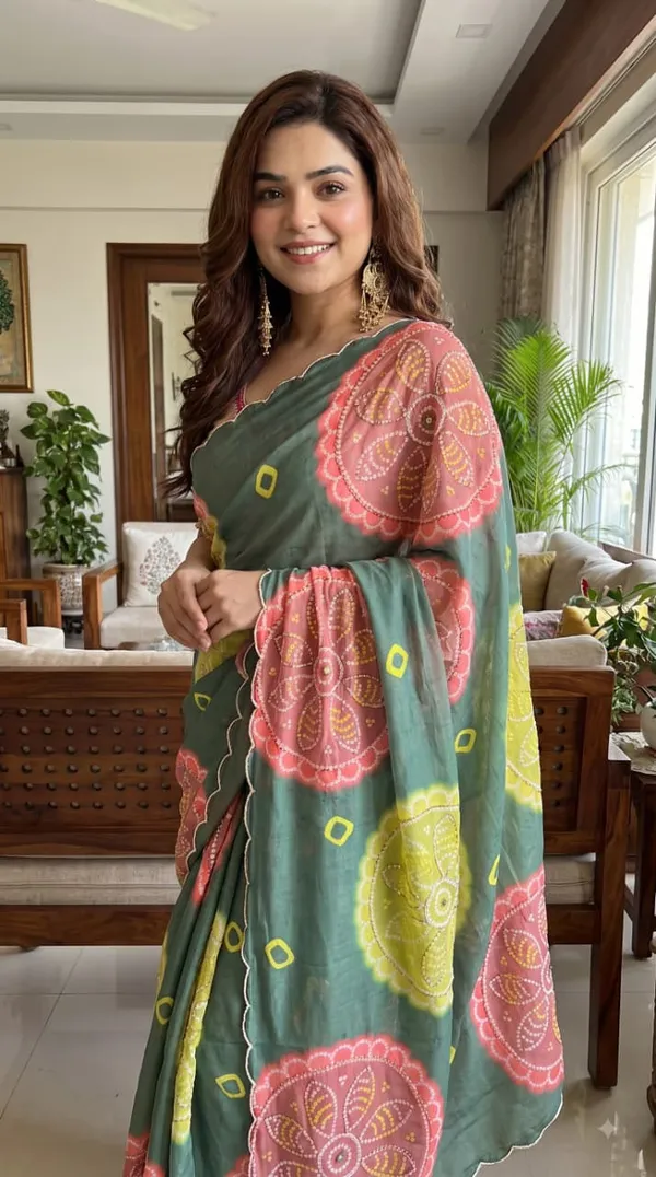 Sage_Bandhani_Print_Cutdana_Handwork_Chiffon_Saree