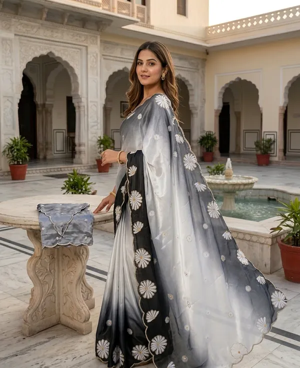 Daisy_Dusk_Chinon_Silk_Saree_With_Hand_Work_&_Blouse_Piece