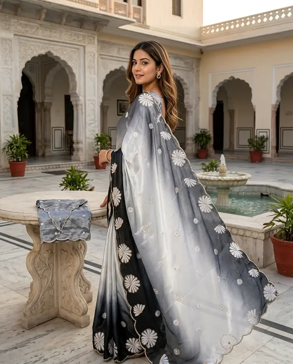 Daisy_Dusk_Chinon_Silk_Saree_With_Hand_Work_&_Blouse_Piece