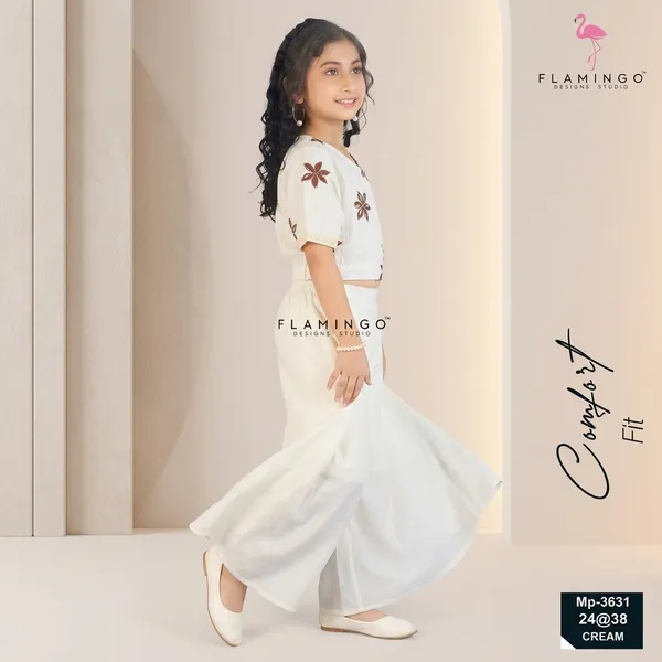 Cream_Floral_Embroidered_Crop_Top_And_Palazzo_Set_For_Girls