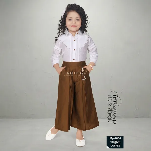 Coffee_Brown_Wide_Leg_Palazzo_Pants_For_Girls