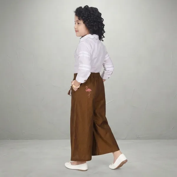 Coffee_Brown_Wide_Leg_Palazzo_Pants_For_Girls