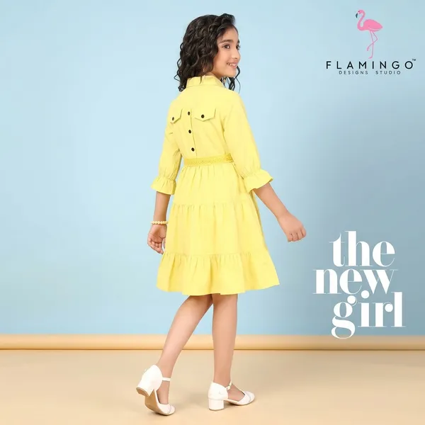 Yellow_Cotton_Tiered_Dress_For_Girls