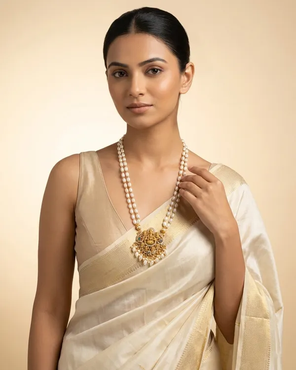 Temple_Jewellery_Pendant_With_Pearl_Beaded_Long_Necklace_