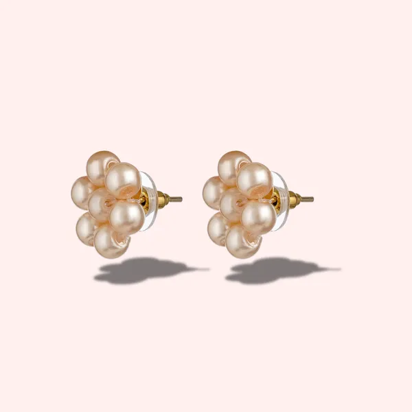 Golden_Pearl_Necklace_Set_With_Floral_Earrings_Set