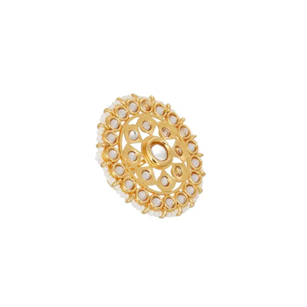 Gold_Plated_Kundan_Pearl_Adjustable_Ring_For_Women