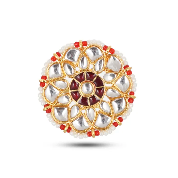 Gold_Plated_Kundan_Pearl_Adjustable_Ring_For_Women