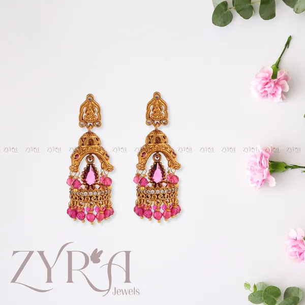 Antique_Gold_Brass_Micro_Gold_Plated_Jhumka_Earrings_For_Women