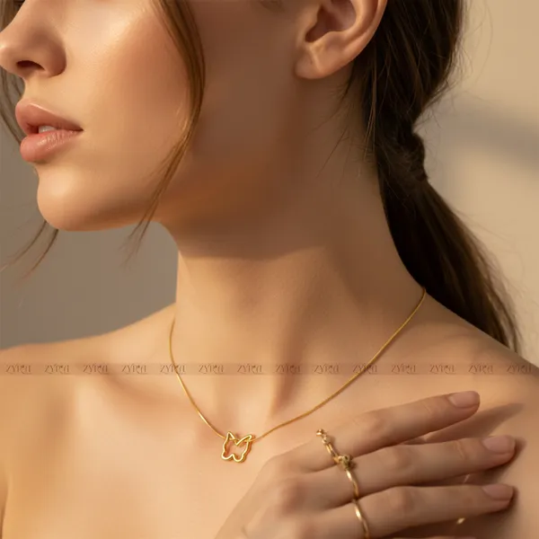 Yellow_Gold_Plated_Stainless_Steel_Butterfly_Pendant_Necklace
