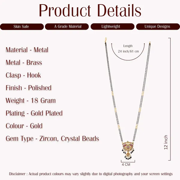 Traditional_Long_Mangalsutra_For_Women_Double_Black_Bead_Chain_With_Peacock_Motif_Tanmaniya_Pendant_24_Inch_Nallapusalu_Necklace