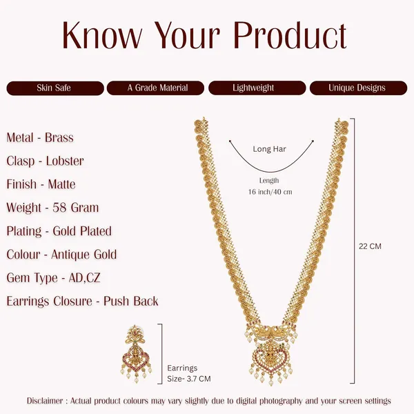 Temple_Jewellery_Long_Haar_Necklace_Set_With_Maang_Tikka_Earrings_Lakshmi_Coin_Design_Traditional_Bridal_Wedding_Jewellery_Set_For_Women