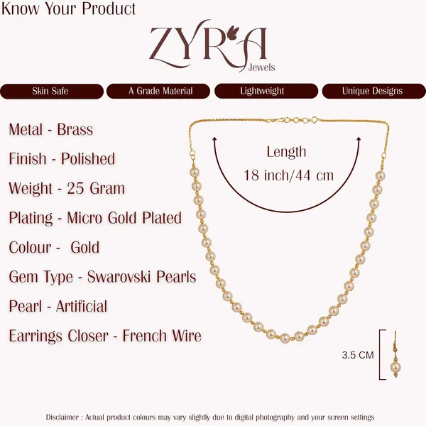Classic_Pearl_Necklace_Set_With_Earrings_Gold_Plated_Chain_Stylish_Moti_Mala_Jewellery_Set_Elegant_Gift_