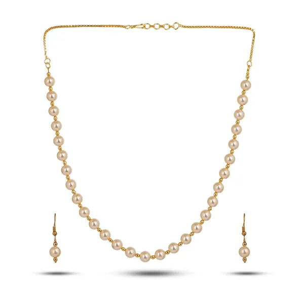 Classic_Pearl_Necklace_Set_With_Earrings_Gold_Plated_Chain_Stylish_Moti_Mala_Jewellery_Set_Elegant_Gift_