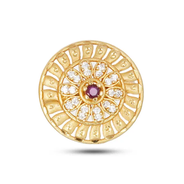Gold_Plated_Brass_Zircon_Studded_Adjustable_Floral_Ring_For_Women