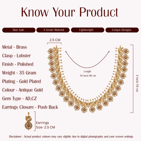 Gold_Plated_Antique_Brass_Necklace_Set_With_Ad_Cz_Stones