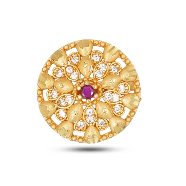Gold_Plated_Brass_Zircon_Adjustable_Finger_Ring_For_Women