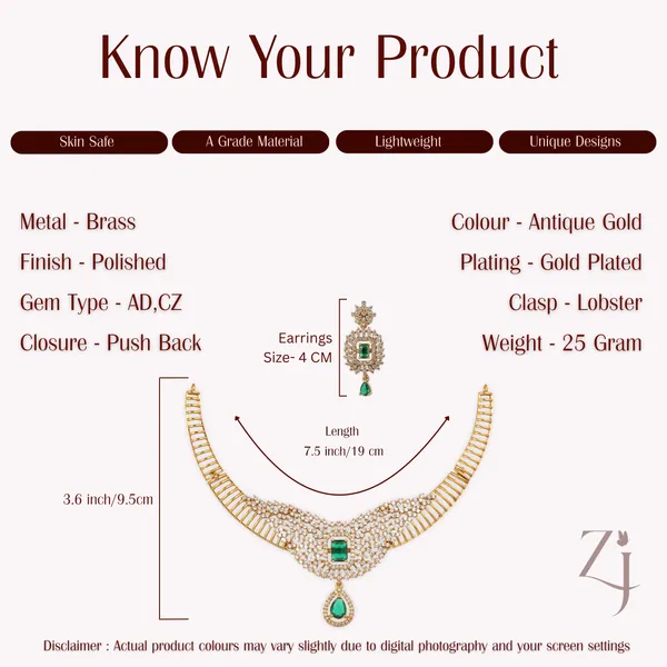 Gold_Plated_Green_Stone_Studded_Necklace_Set_For_Women