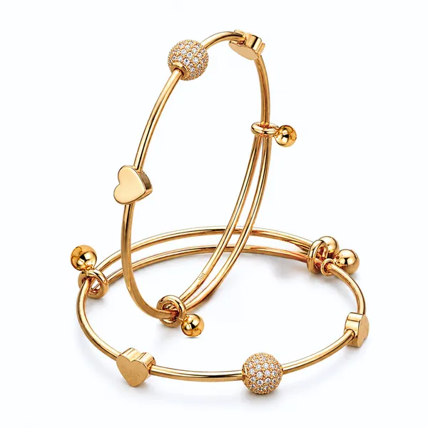 Gold_Plated_Adjustable_Heart_Charm_Bangles_Set_Of_2