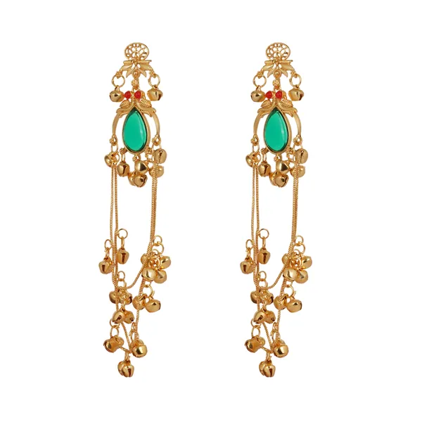 Gold_Tone_Kashmiri_Earrings_Teardrop_Kundan_Design