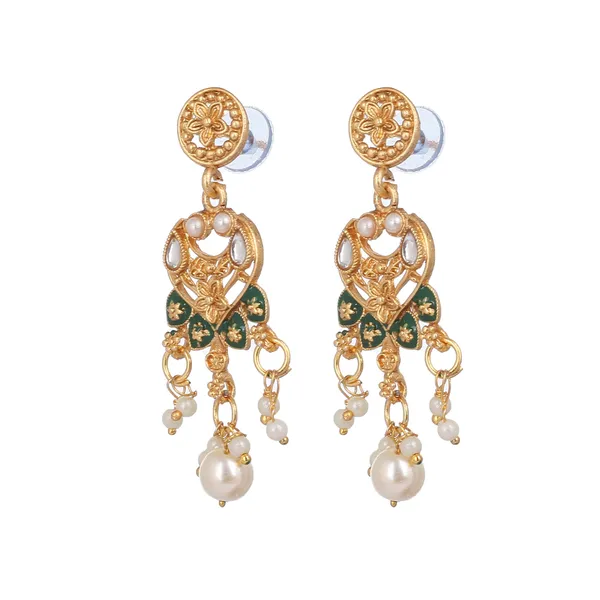 Kundan_Meenakari_Choker_Necklace_set_With_Earrings_Gold_Plated