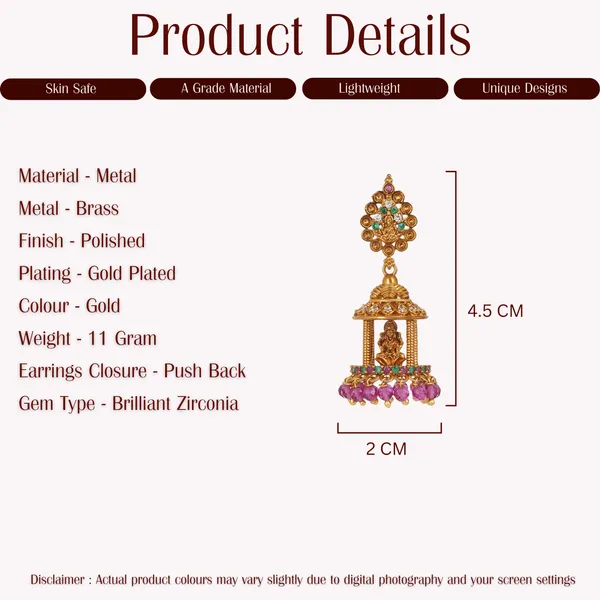 Gold_Plated_Brass_Jhumka_Earrings_With_Zirconia_Stones