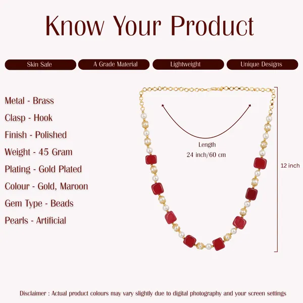 Red_Stone_Pearl_Gold_Chain_Necklace_For_Women