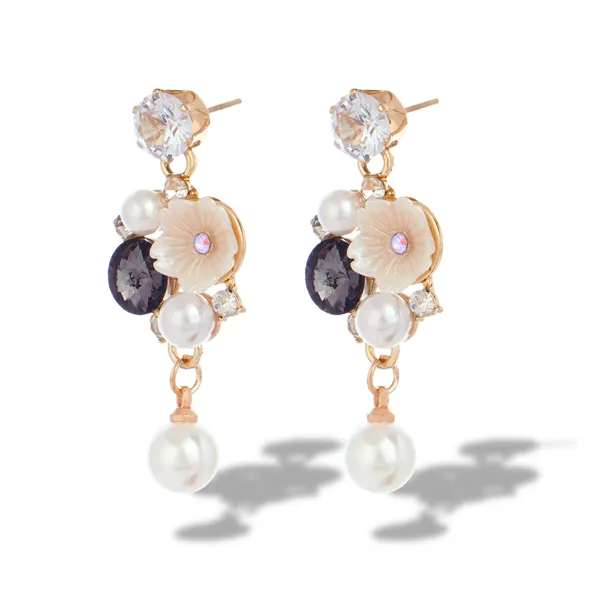 Yellow_Gold_Pearl_Crystal_Ad_Drop_Earrings_For_Women