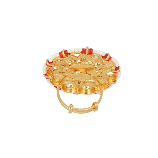 Gold_Plated_Kundan_Pearl_Adjustable_Ring_For_Women