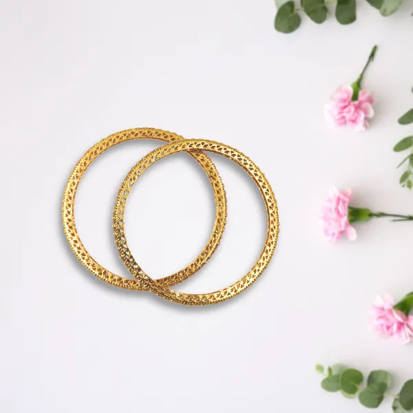 Gold_Plated_Stone_Studded_Bangles_Set_For_Women