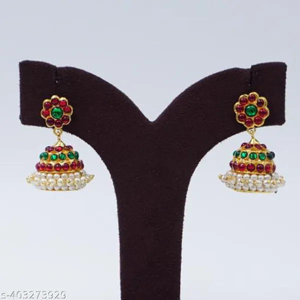 Multicolor_Brass_And_Stones_Premium_Jhumka_Earrings_For_Women
