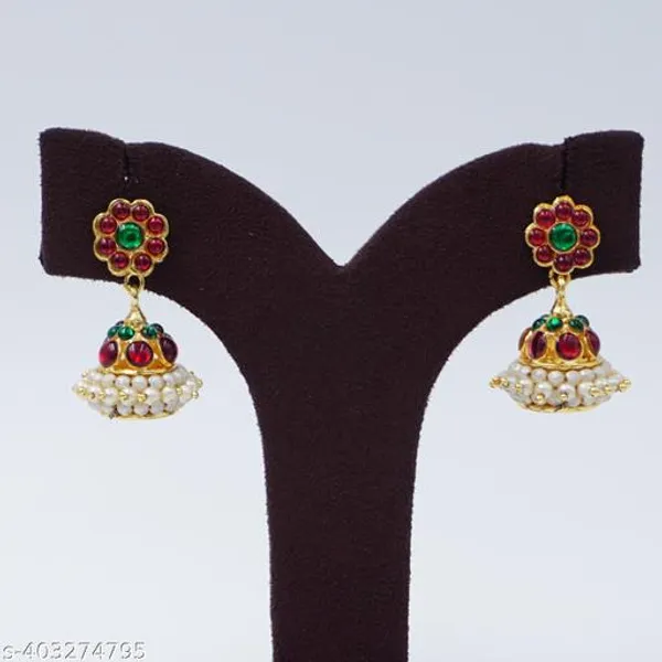 Multicolor_Brass_And_Stones_Premium_Jhumka_Earrings_For_Women