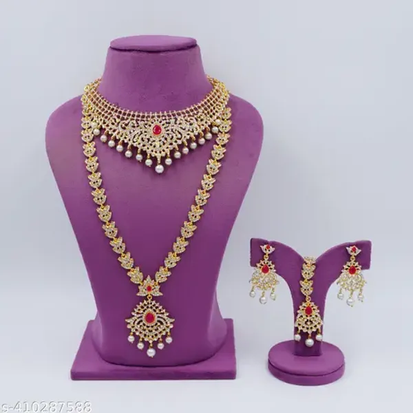 Golden_Gold_Plated_Alloy_Premium_Stone_Haram_Set_For_Women