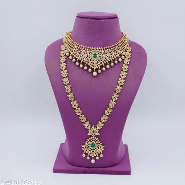 Golden_And_Green_Brass_And_Stones_Premium_Haram_Choker_Set_For_Women