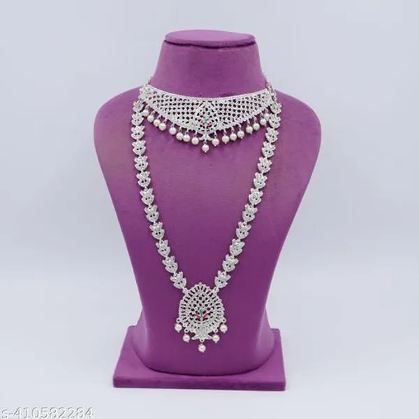 White_Brass_And_Stones_Premium_Haram_Choker_Set_For_Women